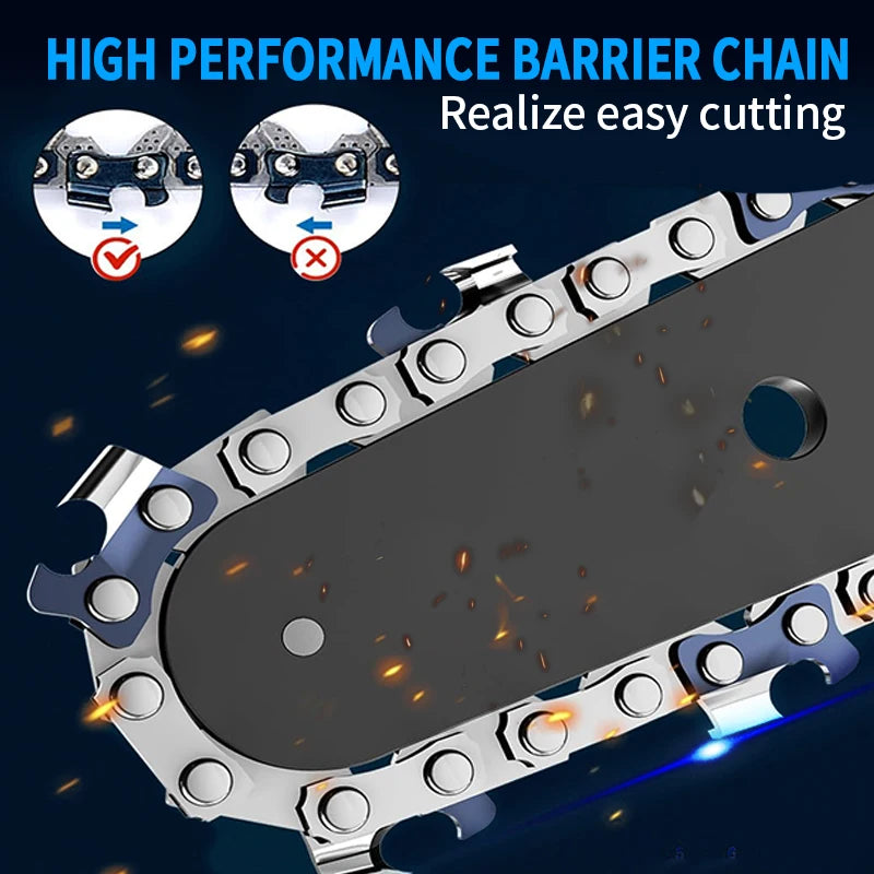 4/6/8 Inch Mini Cordless Electric Chain Saw Woodworking Handheld Pruning Chainsaw Garden Saw For Makita 18V Battery Pins
