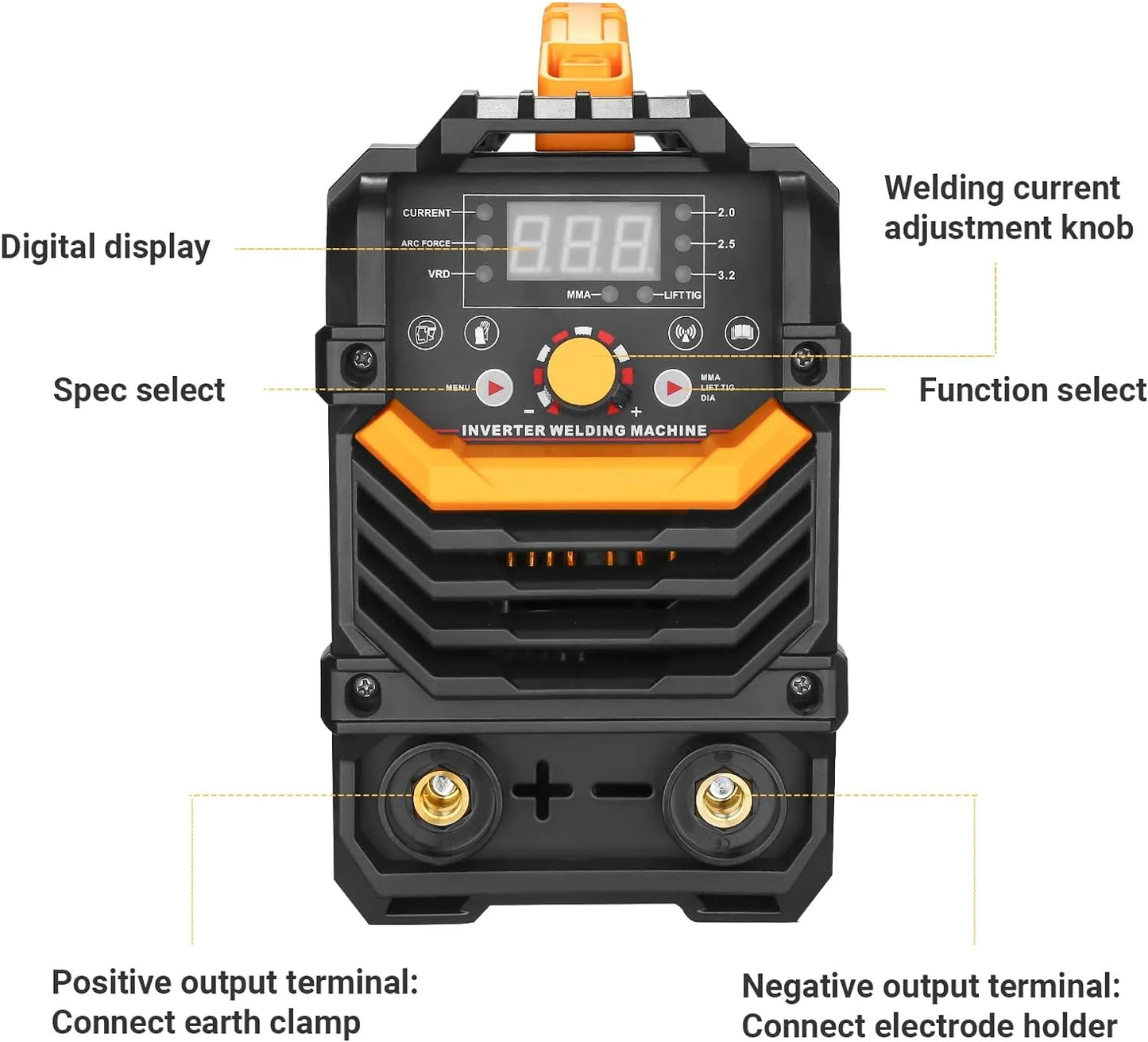 DEKO Stick Welder 160A ARC/Lift TIG 2-in-1 Welding Machine with 110v/220v Dual Voltage IGBT Inverter Welder