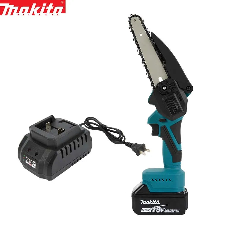 Makita 18V lithium battery Cordless Chain Saw Handheld Trimming Saw Carpenter's Electric Saw Ccutting Tool Chains