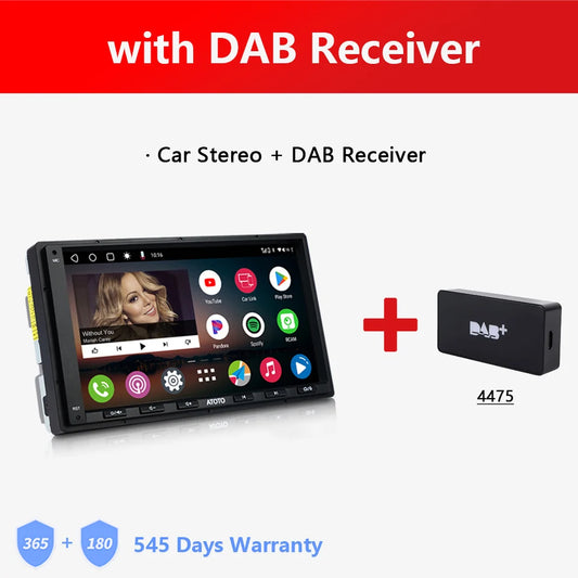 ATOTO Universal 7 inch Android Car Stereo Double 2 Din Multimedia Player Carplay Screen Android Auto 2Din Bluetooth Radio A6