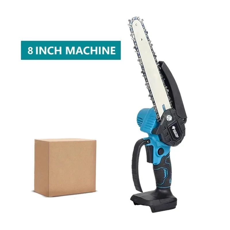4/6/8 Inch Mini Cordless Electric Chain Saw Woodworking Handheld Pruning Chainsaw Garden Saw For Makita 18V Battery Pins